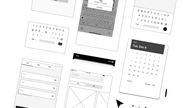 app wireframes